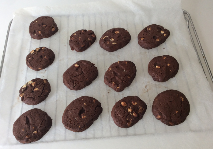Double chocolate cookies 12