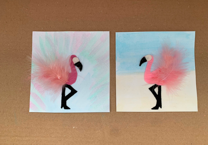 Flamingo wenskaart 11