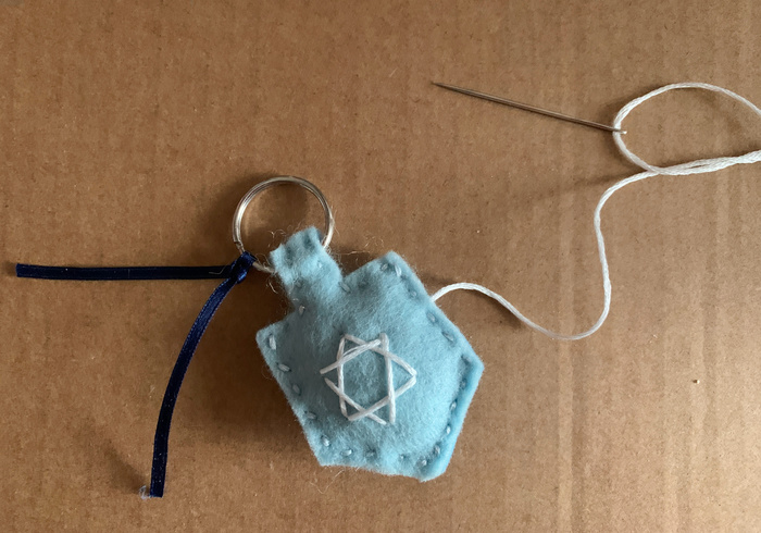 Dreidel sleutelhanger 12