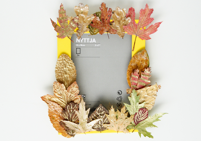 Autumn picture frame side