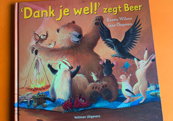 Dankjewel! zegt beer homepage