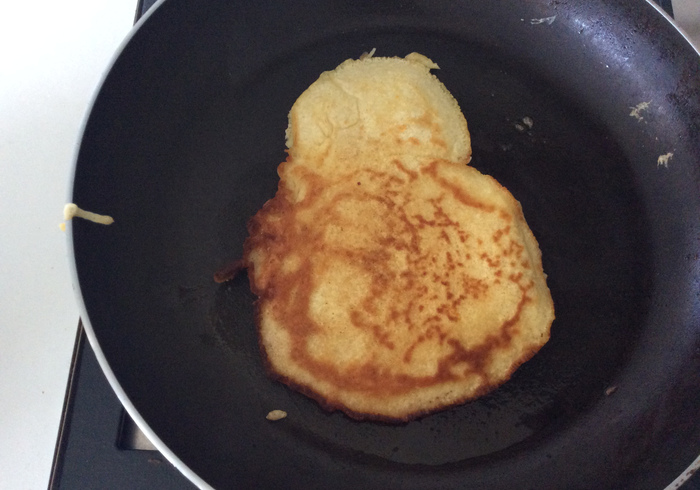 Snowman pancakes 08