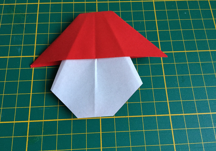 Origami paddenstoel 17