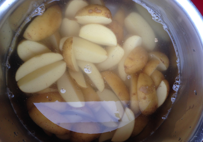 Honey miso garlic potatoes 02