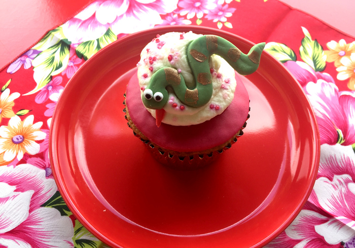 Slangen cupcakes home