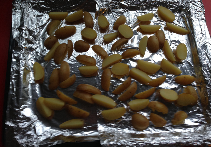 Honey miso garlic potatoes 06