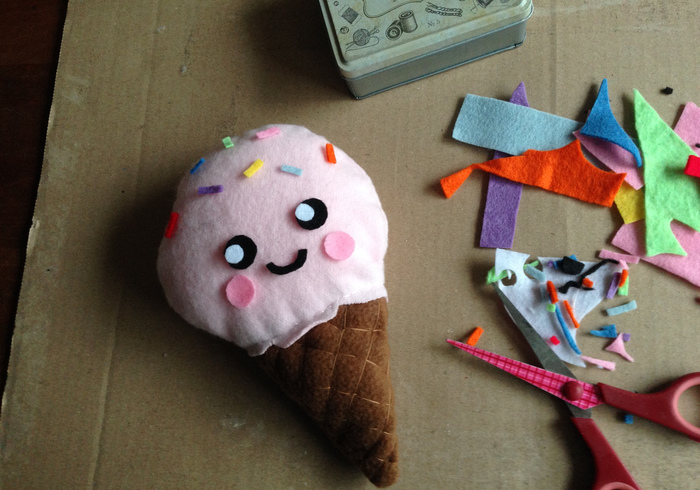 Ice cream plushie 15