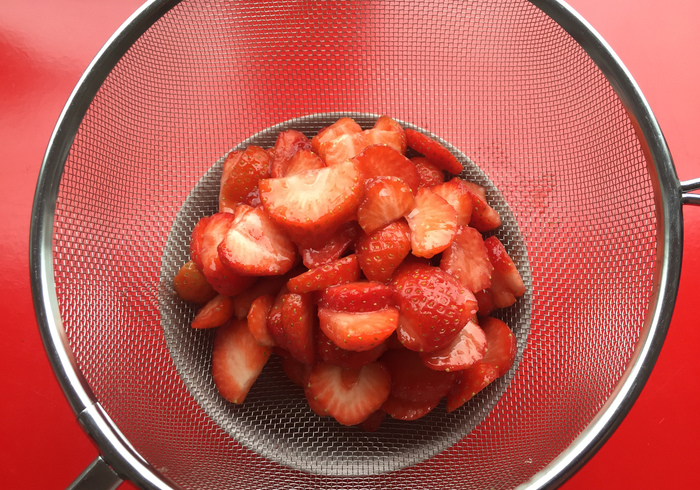 Strawberries cream semifreddo 07