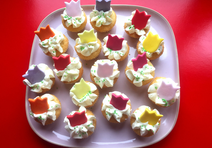 Lente cupcakes promo