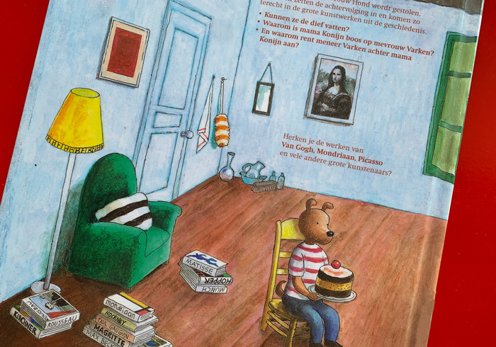 Kunst met taart sidepicll
