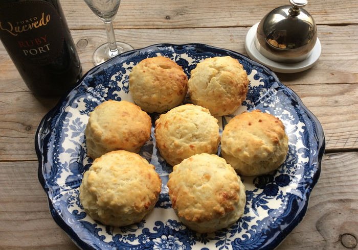 Cheese scones home
