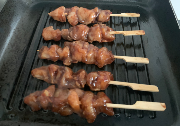 Surinaamse kip spiesjes 11