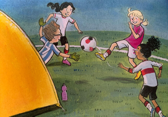 Voetbal meiden 04