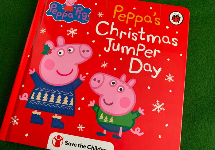 Peppa's christmas jumper day homepage