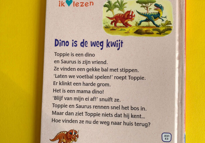 Dino is de weg kwijt sidepicll
