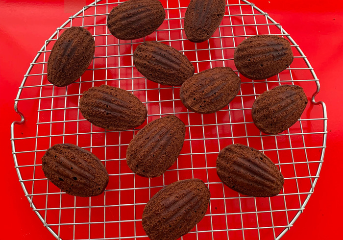 Chocolade madeleines 14