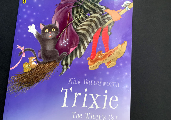 Trixie the witch's cat home