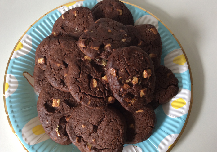 Double chocolate cookies promo