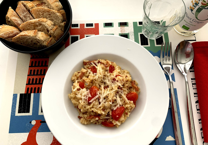 Oven baked risotto home