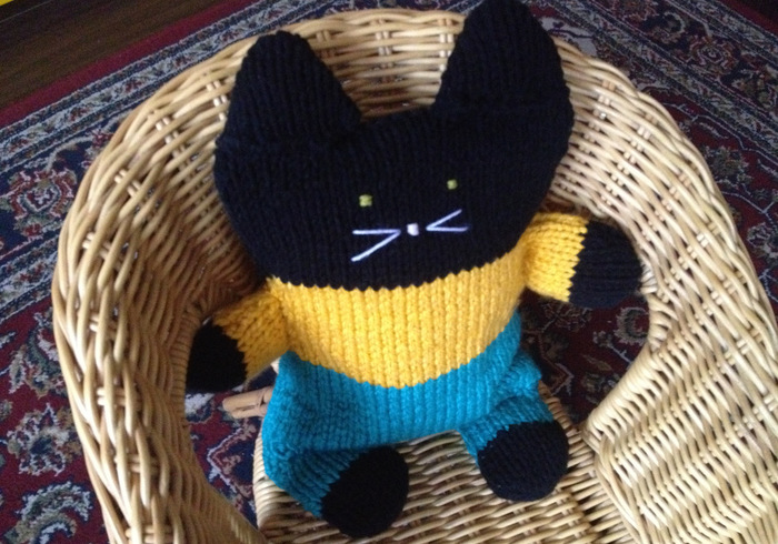 Knitted cat promo