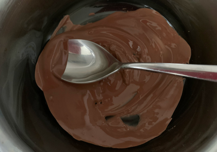 Chocolade cheesecake filling 11