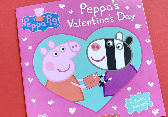 Peppa's valentine's day homepage