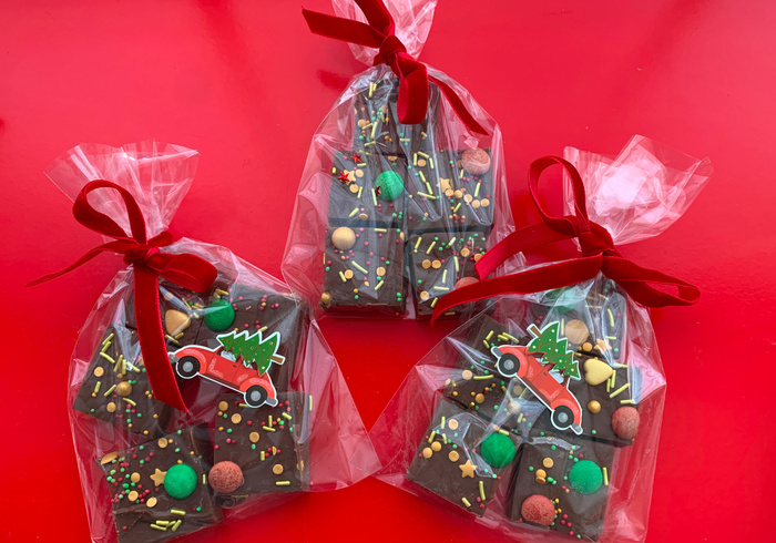 Kerst chocolade fudge 14