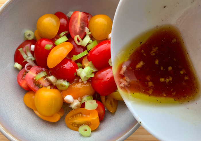 Gemengde tomaten salade 08