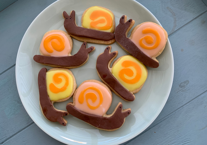 Slakken koekjes sidepicell