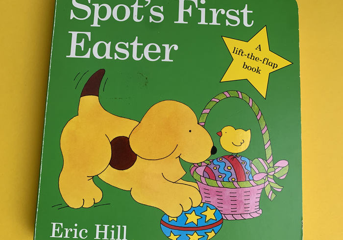 Spot's first easter sidepic
