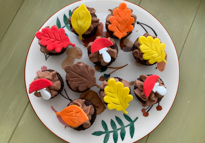 Mini herfst cupcakes 19