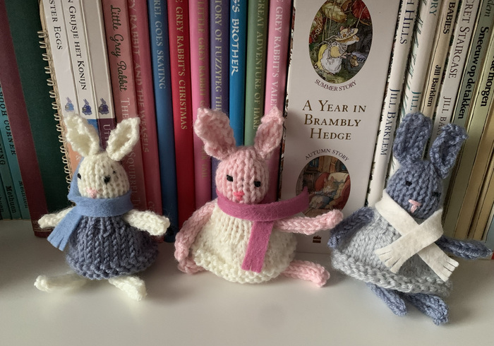 Mini konijnen jurkjes home