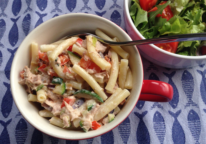 Pasta salade sidepicll