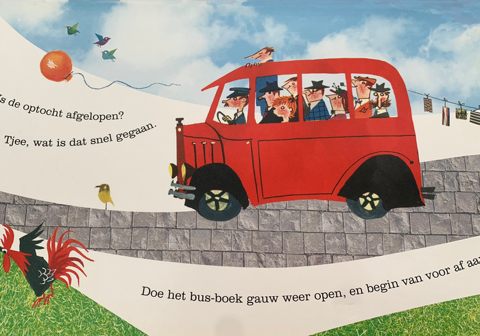 De feestelijke fiep bus sidepicll