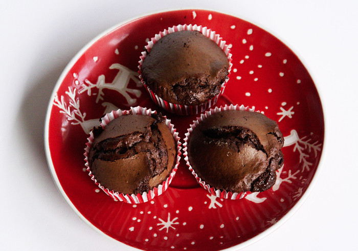 Pure chocolade muffins