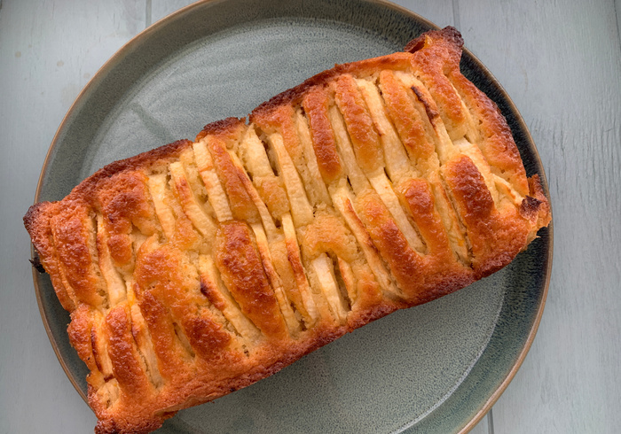 We bakken een appelcake