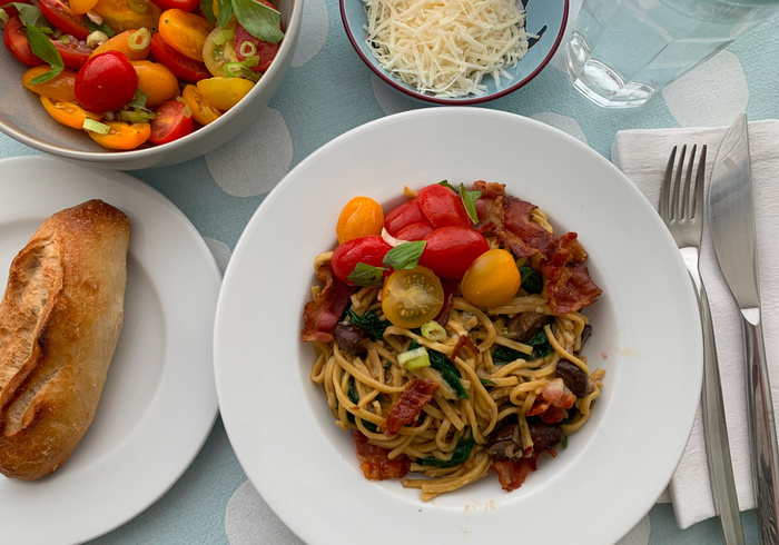 We maken éénpanspasta