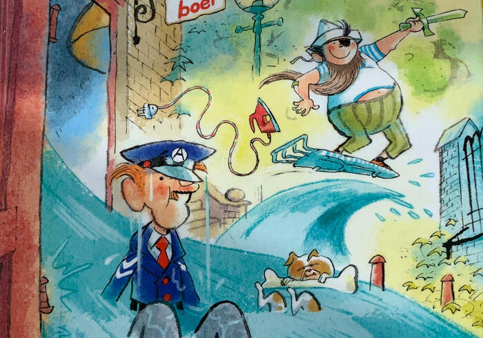 De grap van boef-baard