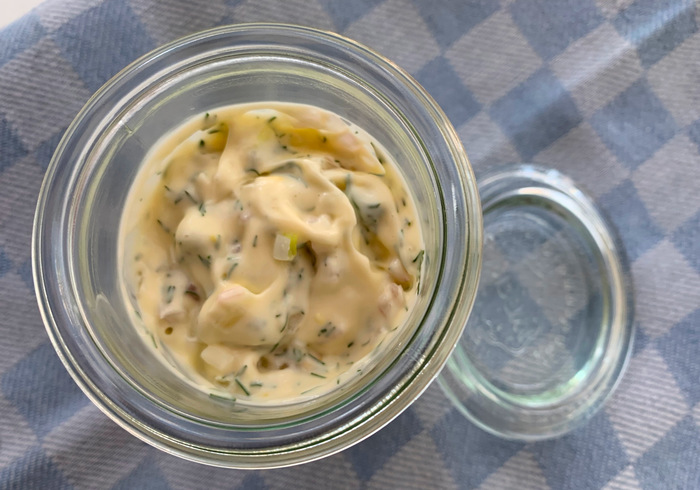 How to make a simple mayo-dille sauce