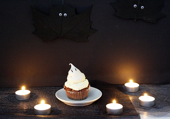Geestige Halloween cupcakes