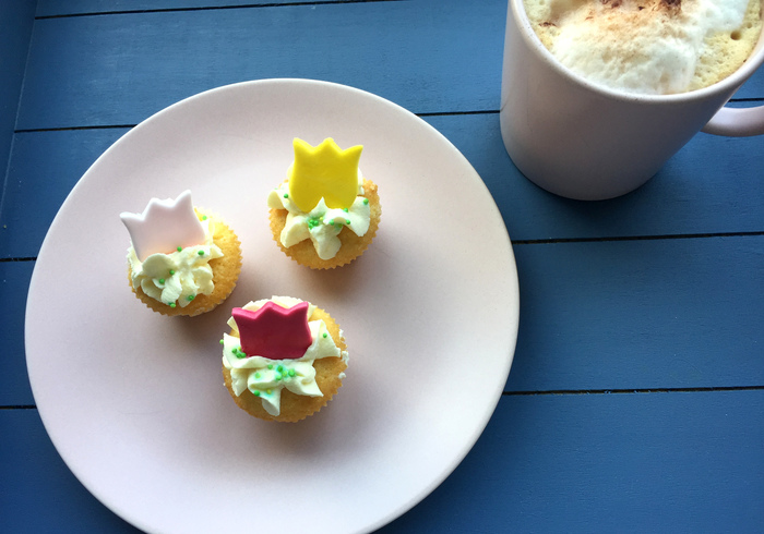 Lente cupcakes