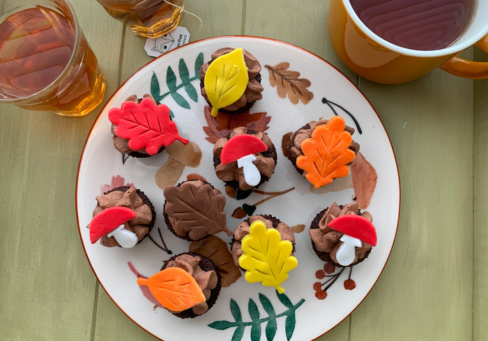 Mini herfstcupcakes