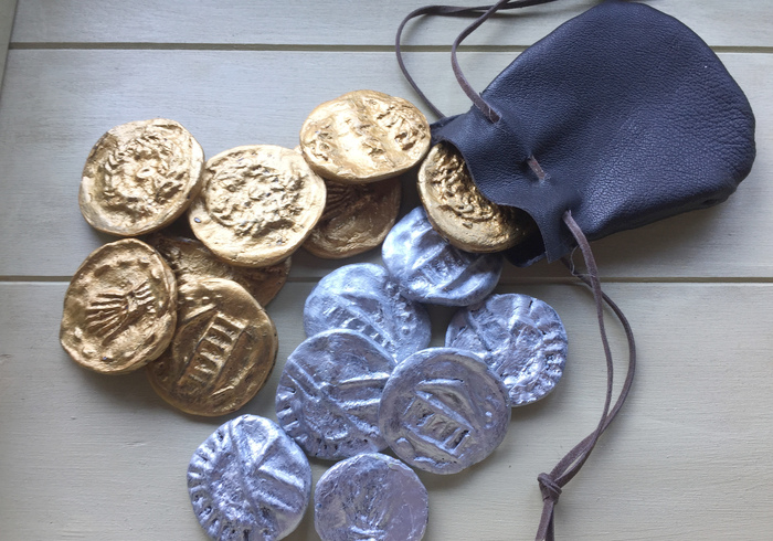 Maak zelf Romeinse munten 