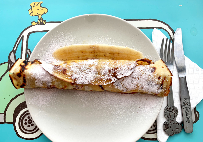 Pannenkoeken met karamel