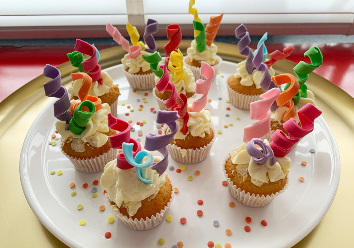 Mini Carnaval's cupcakes