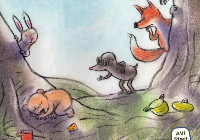 een dief in het bos (a thief in the forest)