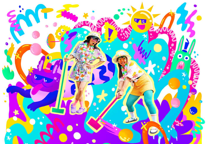 De Great Summer Art Croquet