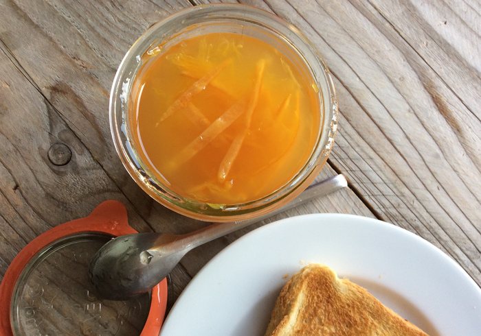 Fresh orange marmalade