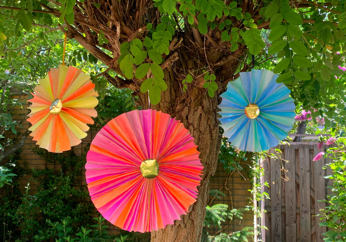 Multi Coloured Pinwheels
