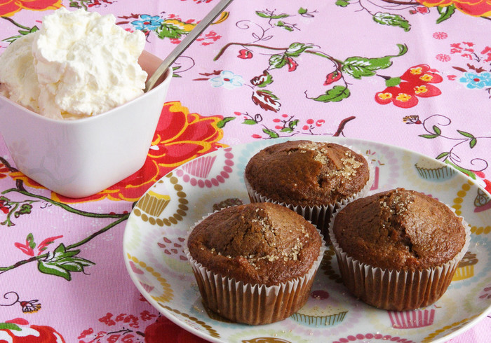 Appel-rabarber-muffins